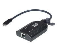 Aten Ka7183 - TastatuR- / VideO- / MauS- (kvM-) Adapter - RJ-45 (w) Zu UsB-C (m)