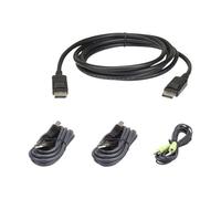 ATEN - Kit de câbles clavier / vidéo / souris (KVM) - Conformité TAA - pour ATEN CS1182DP4C, CS1184DP4C