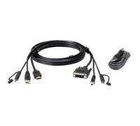 ATEN Kit de câbles KVM sécurisé HDMI à DVI-D USB 1,8 M