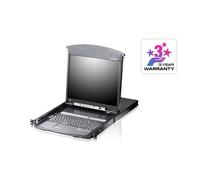 ATEN KL1508AiN Console KVM avec Switch KVM 8 Ports PS/2 USB SXGA Noir