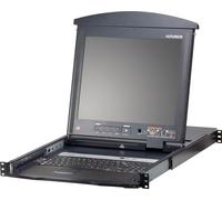 ATEN KL1508AN CH Cat.5 KVM-Switch 8 ports, 19"-LCD, Dual-Rail, CH-Layout