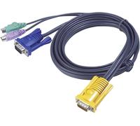 ATEN KVM Câble de raccordement [1x SPHD 15 mâle - 2x PS/2 mâle, VGA mâle] 1.80 m noir