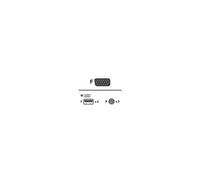 ATEN LIN5-27X6-U21G - Câble clavier / vidéo / souris (KVM) - 18 broches SPHD (F) pour USB, PS/2, HD-15 (VGA)