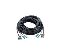 ATEN MasterView - Câble clavier / vidéo / souris (KVM) - PS/2, HD-15 (VGA) (M) pour PS/2, HD-15 (VGA) (F) - 5 m
