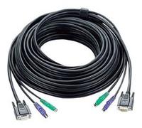 ATEN MasterView - Câble clavier / vidéo / souris (KVM) - PS/2, HD-15 (VGA) (M) pour PS/2, HD-15 (VGA) (F) - 5 m G