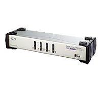 ATEN MasterView CS-1744C Dual-View - commutateur écran-clavier-souris/audio/USB - 4 ports - Ordinateur de bureau G