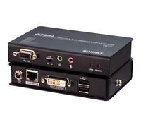 ATEN Mini système d'extension KVM USB DVI HDBaseT (1920 x 1200 à 100 m)