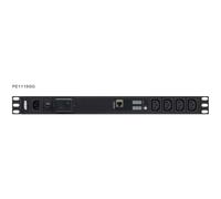 ATEN PDU 1U de base avec mesure et protection contre les surtensions