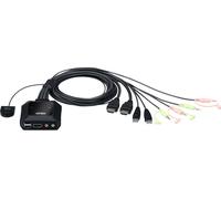 Aten | Port USB 4K HDMI à 2 ports | CS22H-AT | Miesiące gwarancji