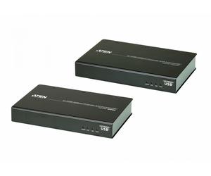 ATEN Système d'extension HDBaseT HDMI 4K avec ExtremeUSB® (4K à 100m) (HDBaseT metteur et récepteur AV - 100 m - Avec fil - Compatibilité 3D - Noir - HDCP