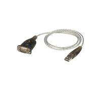 ATEN Convertisseur USB vers série (100 cm) - Noir - Métallique - 1 m - USB Type-A - DB-9 - Mâle - Mâle