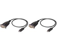 ATEN UC232C Convertisseur USB-C vers série, 0,3 m (Lot de 2)
