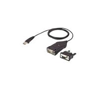 Aten UC485 adaptateur et connecteur de câbles USB A DB-9 Noir - Adaptateurs et connecteurs de câbles (USB A, DB-9, Male connector / Male connector, 1,2 m, Noir)