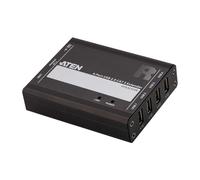 ATEN UCE32100 Dockingstation Noire Métallique Extendeur USB 4 Ports CAT 5 100 m
