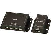 ATEN UCE3250 Extendeur USB 2.0 Cat.5 50m Hub metal 4 ports