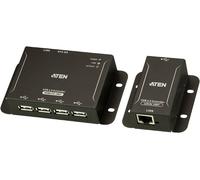 Aten UCE3250 Système dextension Cat.5 USB 2.0 à 4 ports (jusquà 50 m)