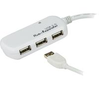 ATEN UE2120H Répéteur USB 2.0 avec port act. Concentrateur et signal. ST A/4x BU A 12m
