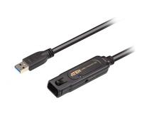 ATEN UE3310 - Rallonge de câble USB - USB type A (M) pour USB type A (F) verrouillé - USB 3.1 Gen1 - 10 m - actif - noir - pour ATEN US3344I
