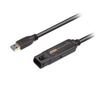 ATEN UE3310 - Rallonge de câble USB - USB type A (M) pour USB type A (F) verrouillé - USB 3.1 Gen1 - 10 m - actif - noir - pour ATEN US3344I