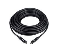 ATEN Câble optique actif UE3415F Ultra HD avec USB-C, noir, 15 m