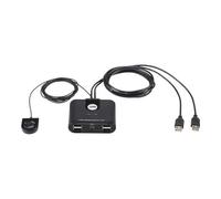 Aten Commutateur USB US224-AT 2 ports USB 2.0 noir