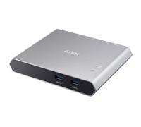 ATEN US3310 Switch KVM 2 entrées PC USB-C vers USB 3.0 + écran HDMI