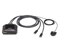 ATEN US3312 Commutateur KVM 2 ports USB-C 4K DisplayPort