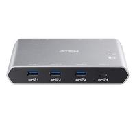 ATEN US3342 Commutateur de partage 2 ports USB-C Gen 2 avec alimentation Pass-through - USB 3.1 (Gen 2) Type C - Externe - 4 port(s) USB - Mac, PC