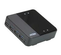 Aten us434-Switch at périphériques USB 3.0 avec 4 Port Noir