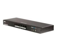 ATEN USB DVI Dual View KVMP Switch CS1644A - Commutateur écran-clavier-souris/audio/USB - 4 x KVM / audio / USB - 1 utilisateur local - de bureau