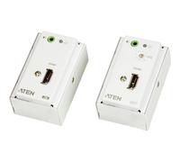 ATEN VanCryst VE807 HDMI/Audio Cat 5 Extender with MK Wall Plate, Transmitter & Receiver - Prolongateur audio/vidéo - HDMI - jusqu'à 60 m