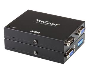 ATEN VE170Q extension audio/video Émetteur et récepteur AV Noir
