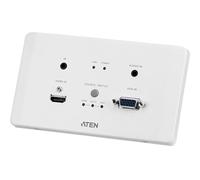 ATEN VE2812AEUT HDMI & VGA HDBaseT Transmitter EU Plaque Murale