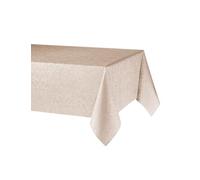 atenas home textile Atenas Valeria Nappe imprimée avec traitement anti-taches 100 % coton double couche en résine acrylique Sable 160 x 300 cm