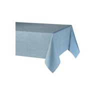 Atenas Valeria Nappe imprimée avec traitement anti-taches 100 % coton double couche en résine acrylique 160 x 300 cm, océan