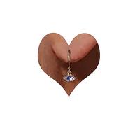 Atentuyi Boucles D'oreilles Boho Cz Mauvais Oeil Boucles D'oreilles Goutte D'or Cz Boucles D'oreilles Pendantes Strass Boucles D'oreilles Minuscules Boucles Cz Bleu Bijoux Pour Femmes Et Filles