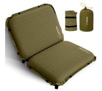 ATEPA Coussin d'assise gonflable pour l'extérieur - Ultra léger - Auto-gonflant - Pour stade - Étanche - Pour l'extérieur - Pour kayak - Portable - Bateau de pêche