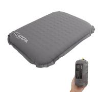 ATEPA Coussin De Siège Gonflable Auto-Gonflant en Mousse, Coussin D’Assise Gonflable pour Voyage, Avion, Stade, Camping, Randonnée, Bateau, Concert - Gris