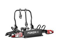 Atera 022800 Forza M Porte-vélos arrière Pliable avec Feux arrière pour 2 vélos ou vélos électriques Lourds Noir