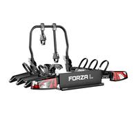 Atera 022801 Forza L Porte-vélos arrière Pliable avec Feux arrière pour 3 vélos ou vélos électriques Lourds Noir