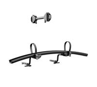 Atera Extension pour Porte-vélos Forza M ou L, Aluminium, Noir | Rail de roue léger avec entretoise pour transporter un vélo ou E-Bike de plus, charge max. 17,5 kg, 022802