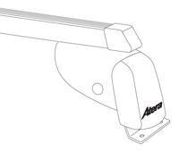 ATERA Rails de toit / barres de toit Barre de toit 044156 pour HONDA CR-V III 6