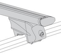 ATERA Rails de toit / barres de toit Barre de toit 048510 pour VW Tiguan I (5N)