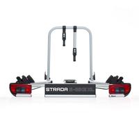 Atera STRADA E-BIKE ML Porte-vélo pour voiture Porte-vélo hayon arrière Noir, Rouge, Argent