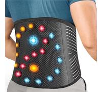 ATEUXOL Ceinture Lombaire de Soutien Ceinture de soutien lombaire réglable auto-chauffante et décompressante en tourmaline avec fonction stabilisatrice(2XL)