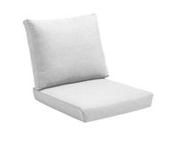 ATEUXOL Coussin de Siège avec Dossier pour Mobilier d'Exté Coussin de Dossier canapé, Ensemble Coussins et d'assise, Coussin siège Chaise, Baie vitrée Jardin, balançoire(Black,30X35X5CM)