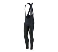ATEUXOL Cuissard Long de Cyclisme Pantalon de vélo Polaire Chaud à Bretelles Longues, Pantalon Cyclisme Coupe-Vent for Hommes, Automne Hiver(XL)