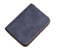 ATEUXOL Porte-Cartes Porte-Cartes for permis de Conduire précision for Hommes et Femmes, Petit Ultra-Mince intégré, Plusieurs Fentes for Cartes, Clip Grande capacité(Dark Blue 18 Card)