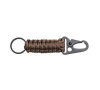 ATEUXOL Porte-clés Porte-clés d'extérieur, Pendentif, Corde de paracorde de Camping, nœud de Camping, décapsuleur, Porte-clés(Style 2-Coffee)