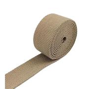 ATEUXOL Sangle en coton 3 mètres 50mm d'épaisseur 2mm toile Polyester coton sangle étiquette ruban sacs sac à dos ceinture sangle biais bande de liaison bricolage couture artisanat(7Khaki)